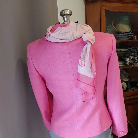 💐H.P.🎉Vintage Herbert Grossman Pink Suit - Picture 2 of 8